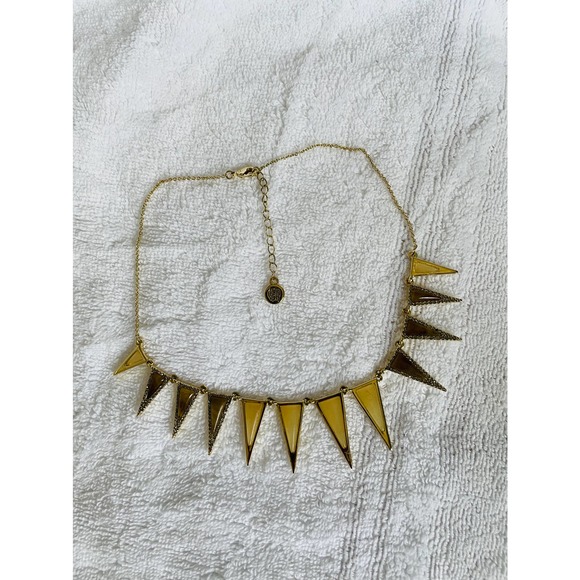 House of Harlow Echelon Collar Necklace in Gold - Picture 7 of 12